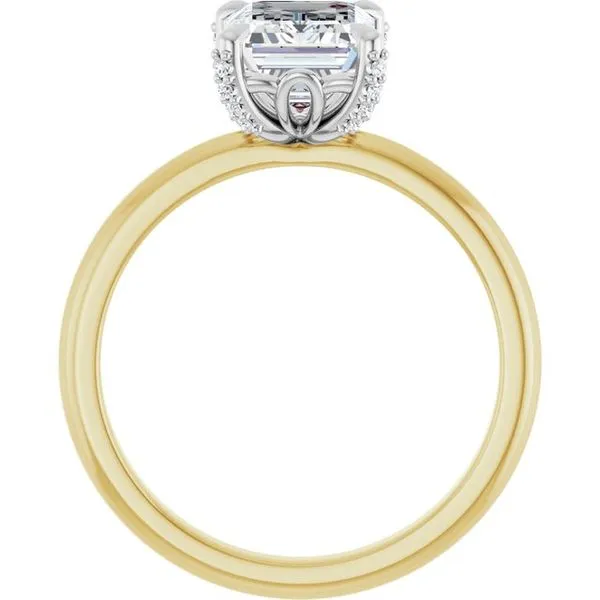 Claw-Prong Accented Engagement Ring Image 2 Futer Bros Jewelers York, PA