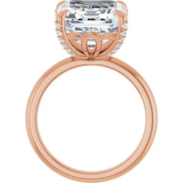 Claw-Prong Accented Engagement Ring Image 2 Shipley's Fine Jewelry Hampstead, MD