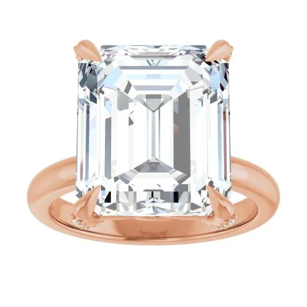 Claw-Prong Accented Engagement Ring Image 3 Mark Jewellers La Crosse, WI