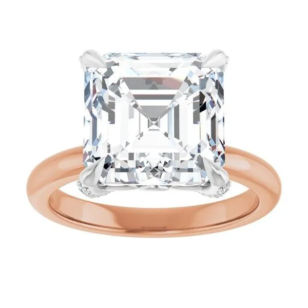 Claw-Prong Accented Engagement Ring Image 3 Shipley's Fine Jewelry Hampstead, MD