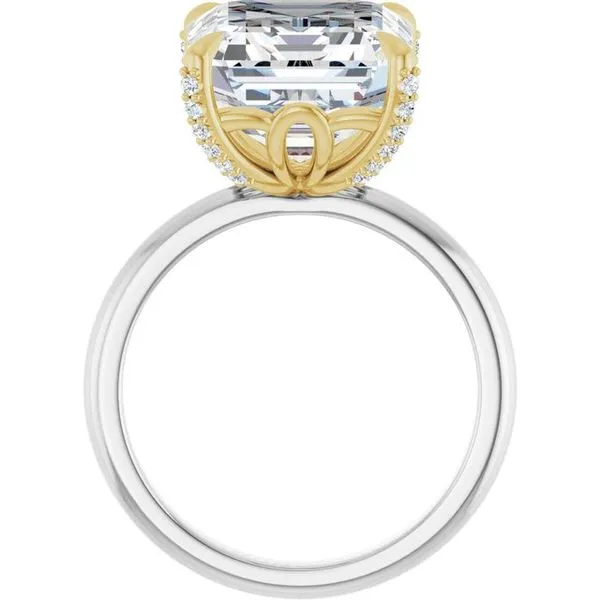 Claw-Prong Accented Engagement Ring Image 2 Shipley's Fine Jewelry Hampstead, MD