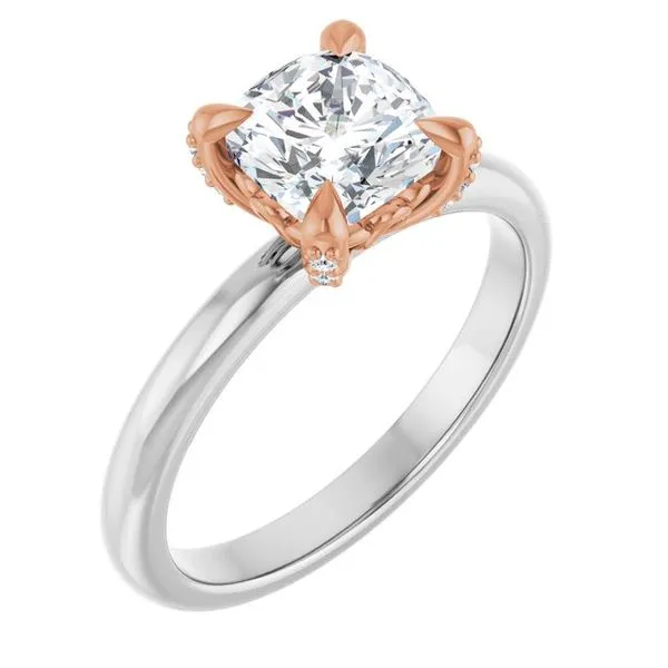 Claw-Prong Accented Engagement Ring Mark Jewellers La Crosse, WI