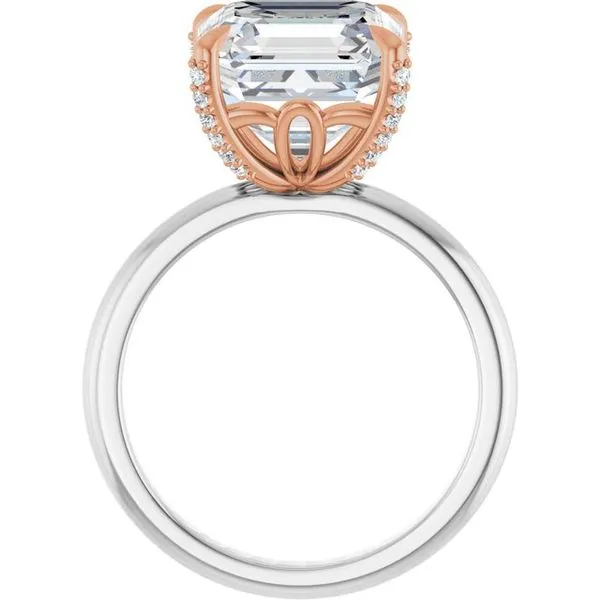 Claw-Prong Accented Engagement Ring Image 2 J. Thomas Jewelers Rochester Hills, MI
