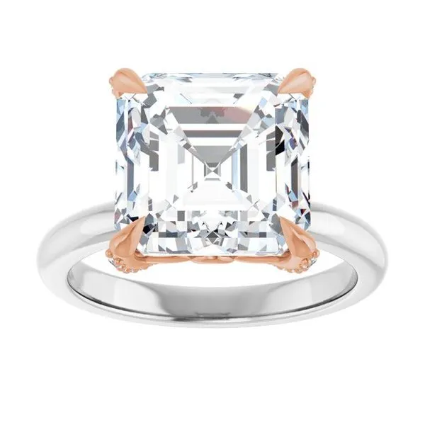 Claw-Prong Accented Engagement Ring Image 3 Futer Bros Jewelers York, PA