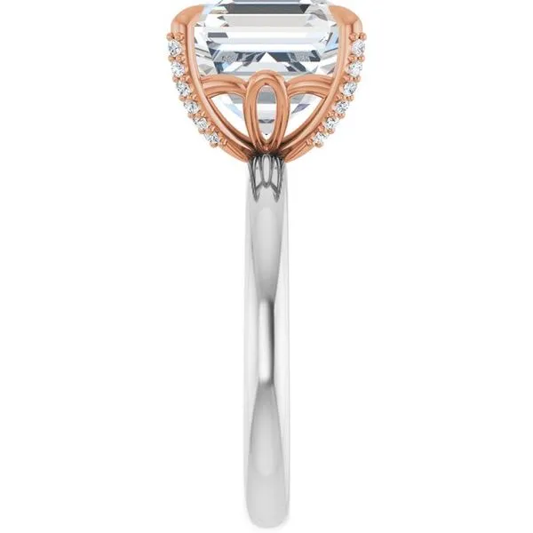 Claw-Prong Accented Engagement Ring Image 4 Futer Bros Jewelers York, PA