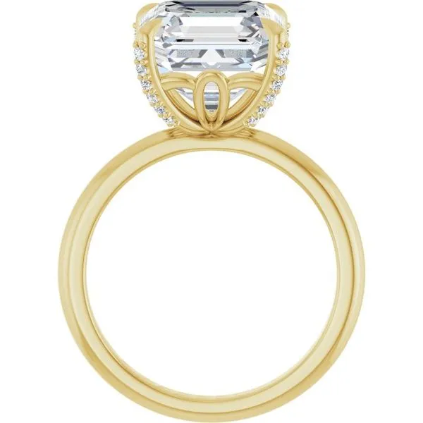 Claw-Prong Accented Engagement Ring Image 2 Shipley's Fine Jewelry Hampstead, MD