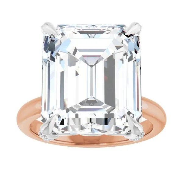 Claw-Prong Accented Engagement Ring Image 3 J. Thomas Jewelers Rochester Hills, MI