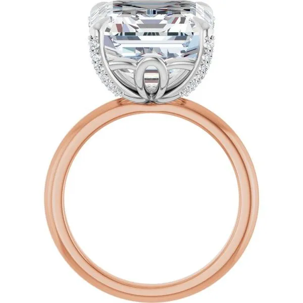 Claw-Prong Accented Engagement Ring Image 2 Mark Jewellers La Crosse, WI