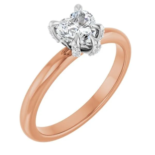 Claw-Prong Accented Engagement Ring Michael Szwed Jewelers Longmeadow, MA