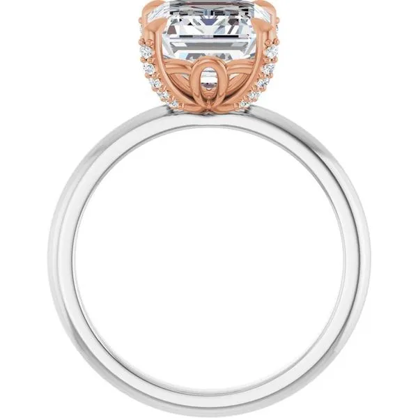 Claw-Prong Accented Engagement Ring Image 2 Shipley's Fine Jewelry Hampstead, MD