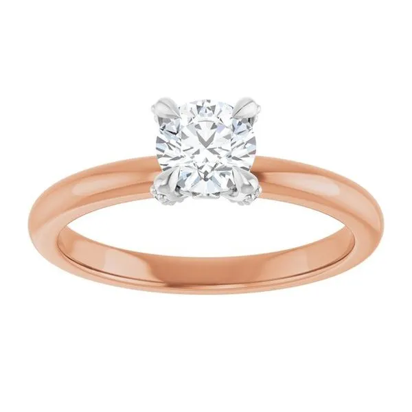 Claw-Prong Accented Engagement Ring Image 3 Jimmy Smith Jewelers Decatur, AL