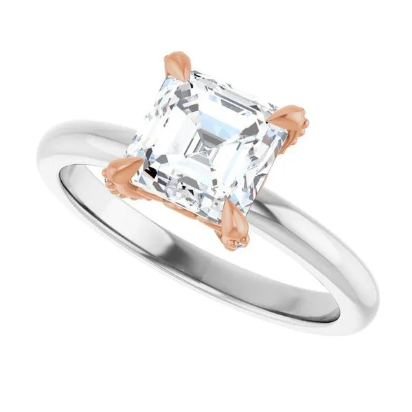 Claw-Prong Accented Engagement Ring Image 5 Paul James Jewelers Angels Camp, CA