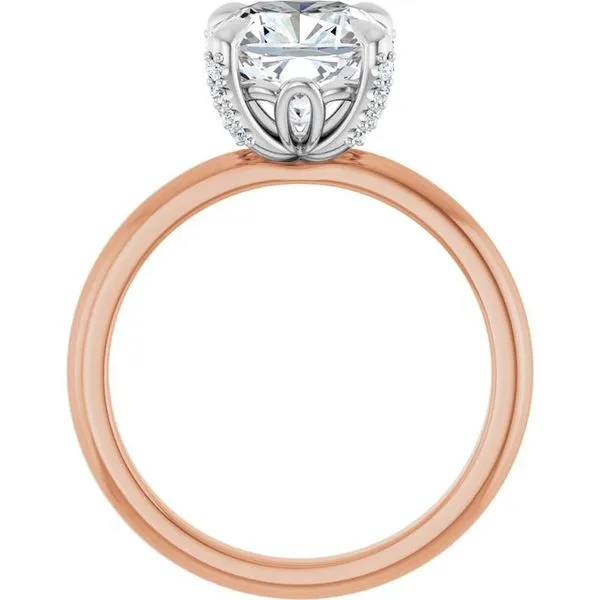 Claw-Prong Accented Engagement Ring Image 2 Mark Jewellers La Crosse, WI