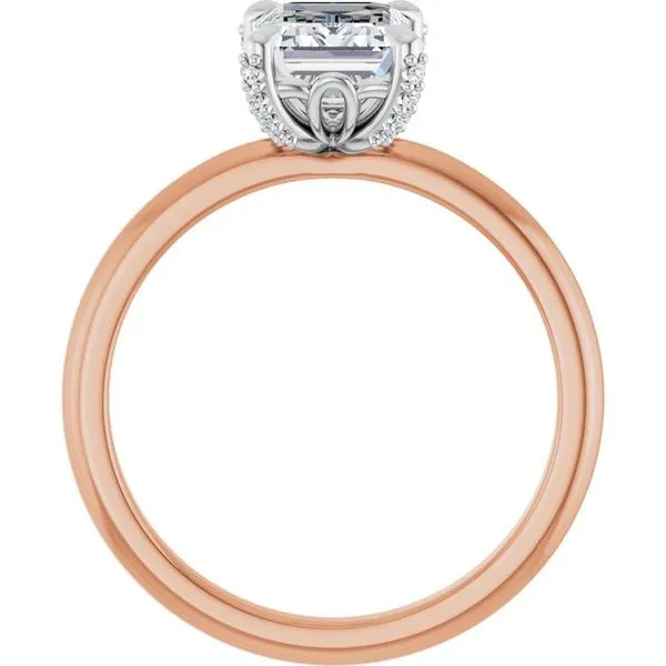 Claw-Prong Accented Engagement Ring Image 2 Paul James Jewelers Angels Camp, CA