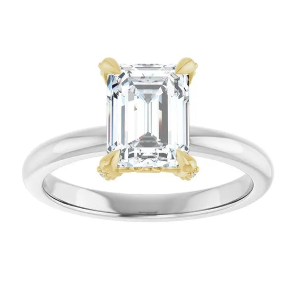 Claw-Prong Accented Engagement Ring Image 3 Futer Bros Jewelers York, PA