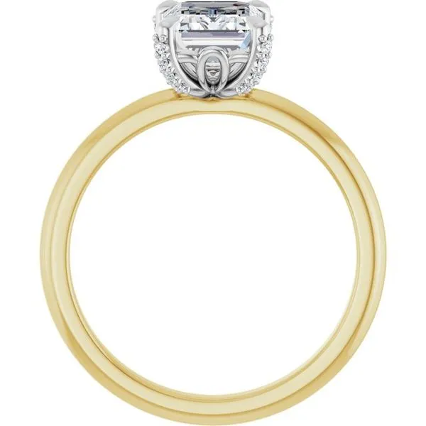 Claw-Prong Accented Engagement Ring Image 2 Mark Jewellers La Crosse, WI