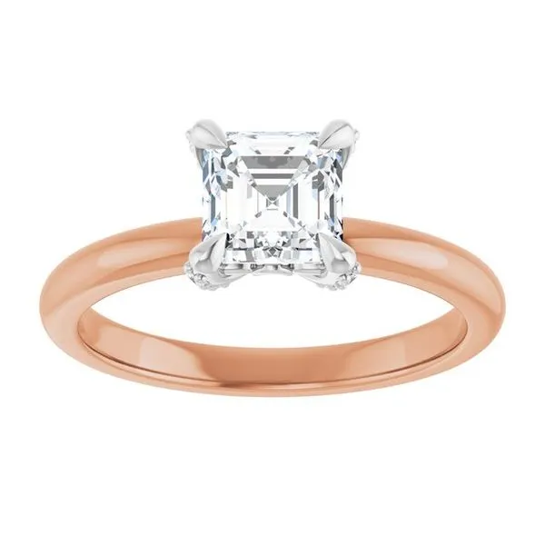 Claw-Prong Accented Engagement Ring Image 3 J. Thomas Jewelers Rochester Hills, MI