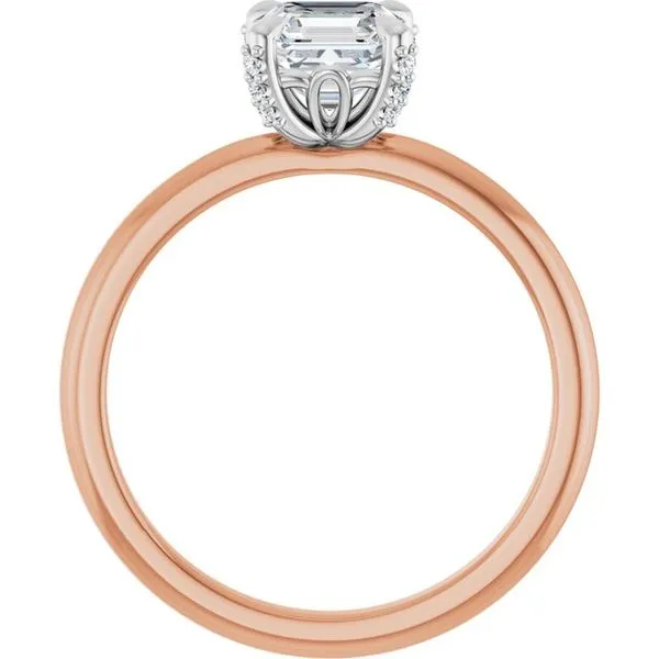 Claw-Prong Accented Engagement Ring Image 2 Jimmy Smith Jewelers Decatur, AL