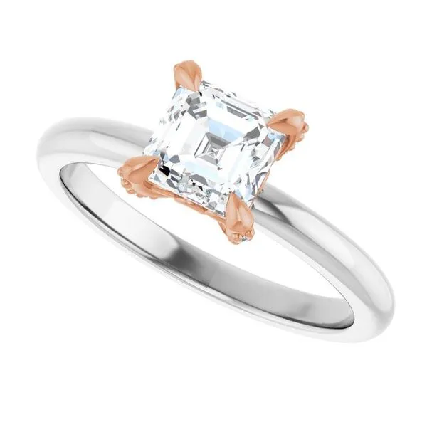 Claw-Prong Accented Engagement Ring Image 5 Shipley's Fine Jewelry Hampstead, MD