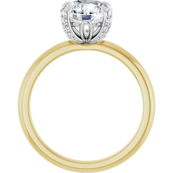 Claw-Prong Accented Engagement Ring Image 2 Mark Jewellers La Crosse, WI