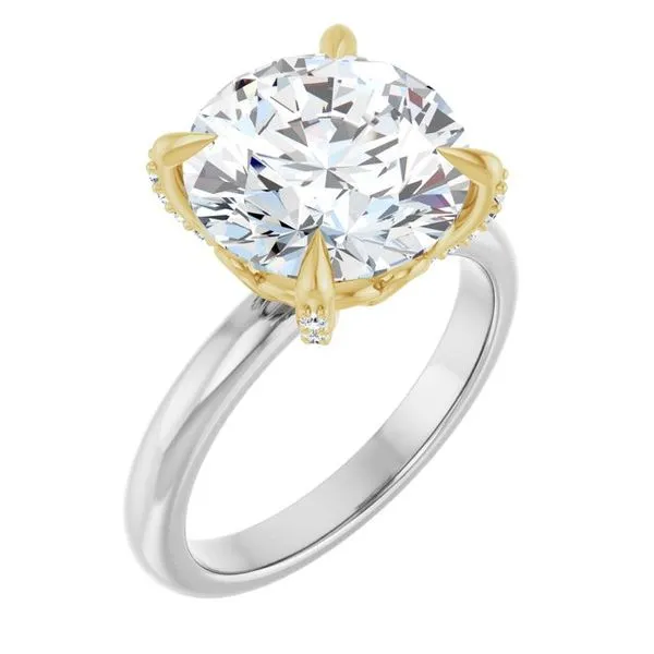 Claw-Prong Accented Engagement Ring J. Thomas Jewelers Rochester Hills, MI