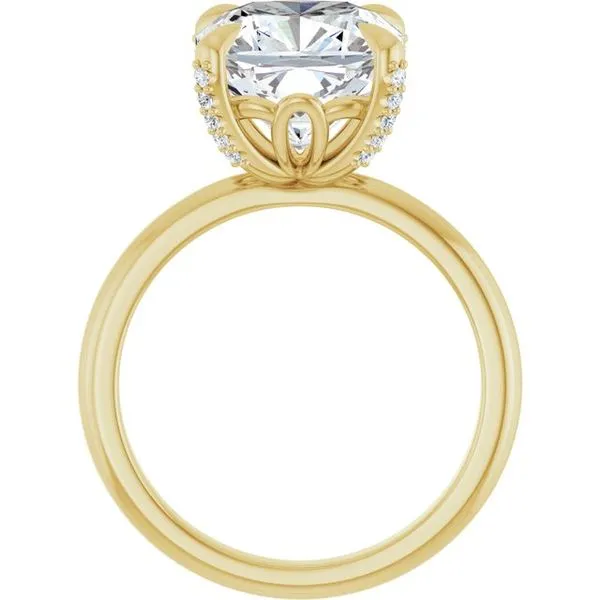 Claw-Prong Accented Engagement Ring Image 2 Shipley's Fine Jewelry Hampstead, MD