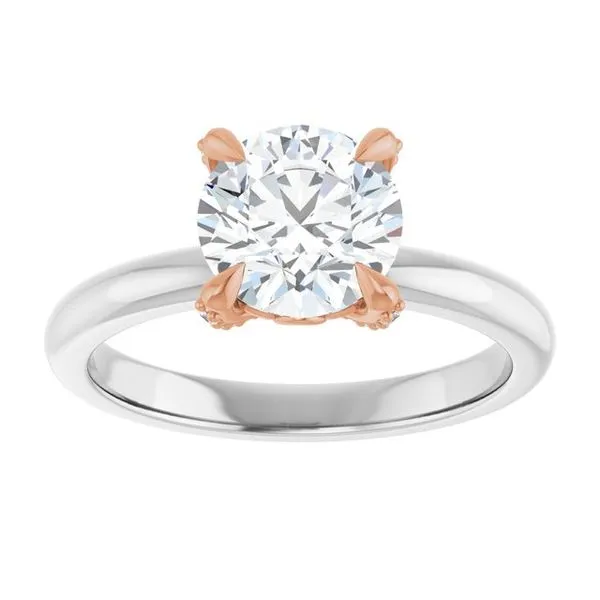Claw-Prong Accented Engagement Ring Image 3 Buchkosky Jewelers, Inc. Rosedale, MN