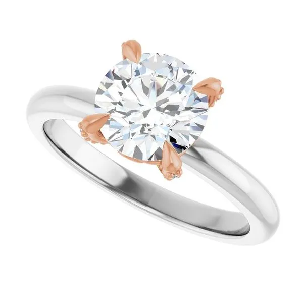 Claw-Prong Accented Engagement Ring Image 5 Buchkosky Jewelers, Inc. Rosedale, MN