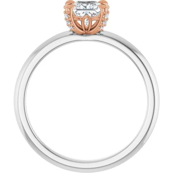 Claw-Prong Accented Engagement Ring Image 2 Futer Bros Jewelers York, PA
