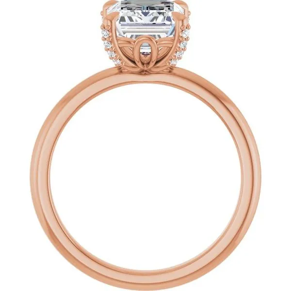 Claw-Prong Accented Engagement Ring Image 2 J. Thomas Jewelers Rochester Hills, MI