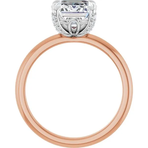Claw-Prong Accented Engagement Ring Image 2 Virtus Collective Newport Beach , CA
