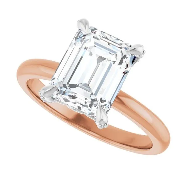 Claw-Prong Accented Engagement Ring Image 5 Arezzo Jewelers Elmwood Park, IL