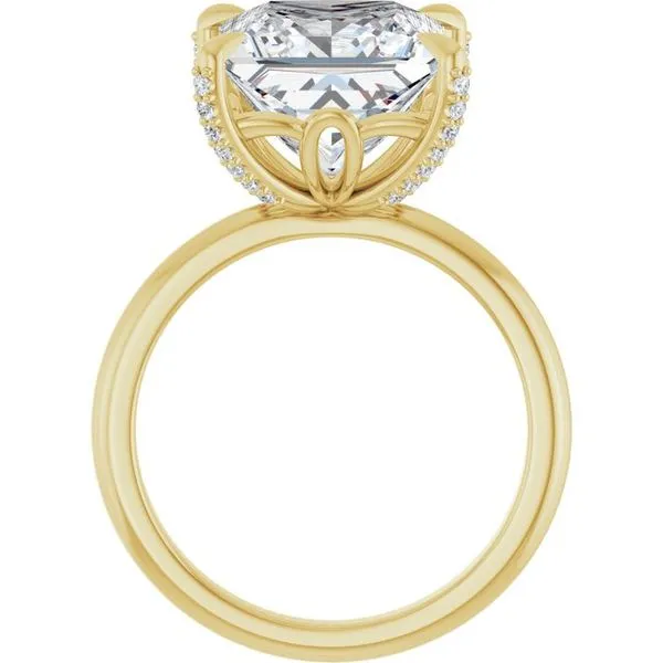 Claw-Prong Accented Engagement Ring Image 2 J. Thomas Jewelers Rochester Hills, MI