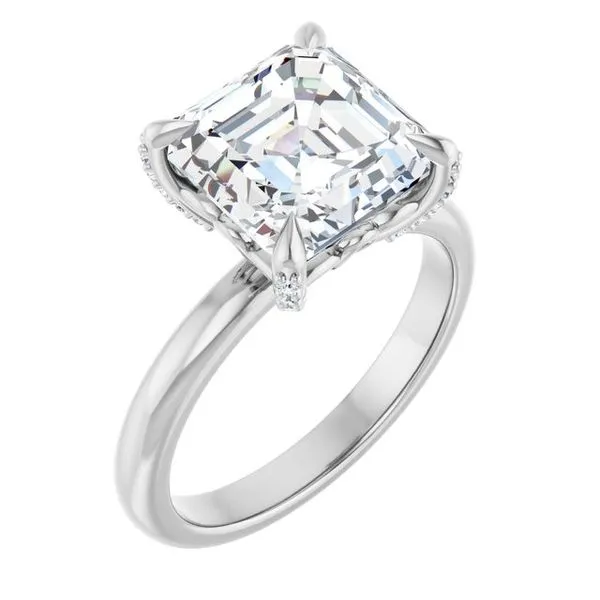 Claw-Prong Accented Engagement Ring Shipley's Fine Jewelry Hampstead, MD