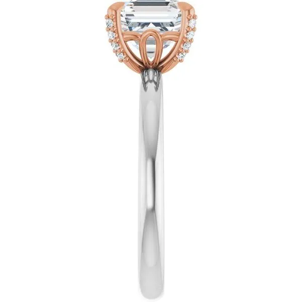 Claw-Prong Accented Engagement Ring Image 4 Shipley's Fine Jewelry Hampstead, MD
