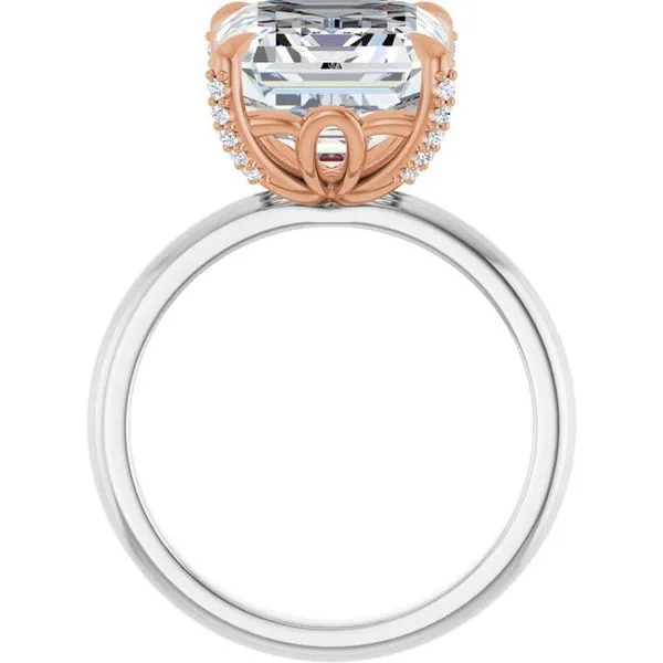 Claw-Prong Accented Engagement Ring Image 2 Mark Jewellers La Crosse, WI