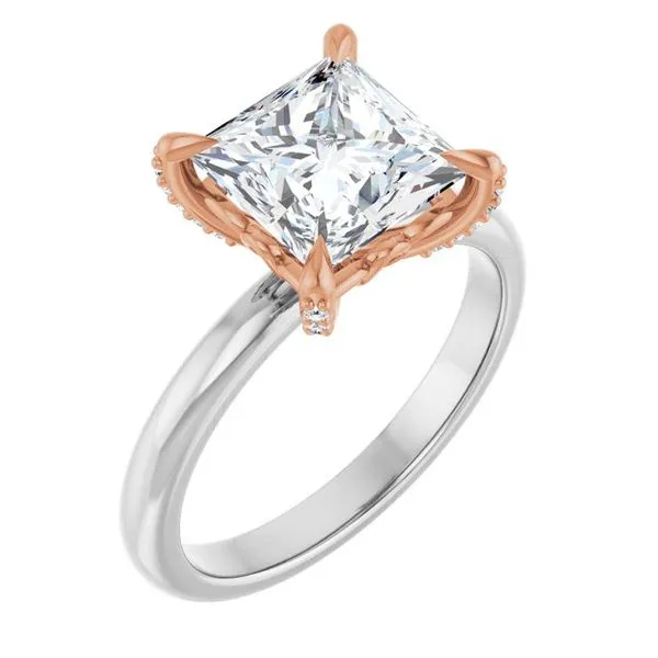 Claw-Prong Accented Engagement Ring Mark Jewellers La Crosse, WI