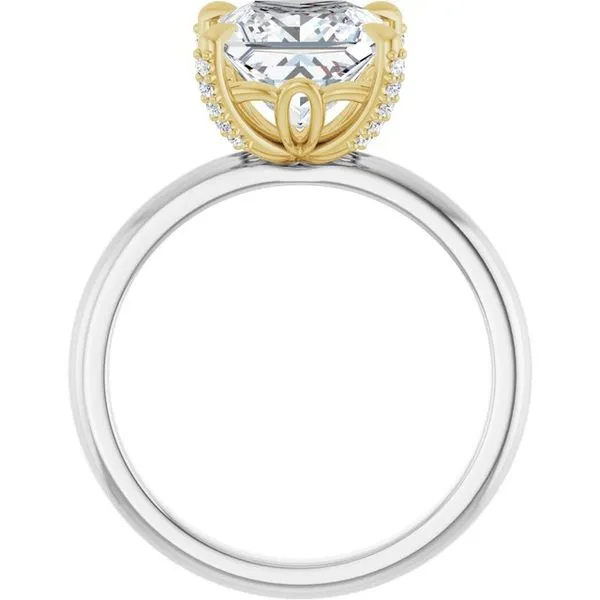 Claw-Prong Accented Engagement Ring Image 2 Shipley's Fine Jewelry Hampstead, MD