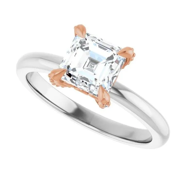 Claw-Prong Accented Engagement Ring Image 5 Shipley's Fine Jewelry Hampstead, MD