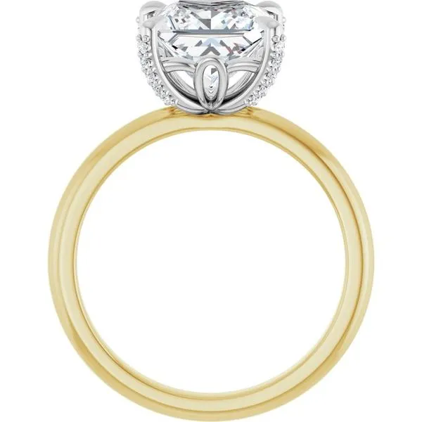 Claw-Prong Accented Engagement Ring Image 2 J. Thomas Jewelers Rochester Hills, MI
