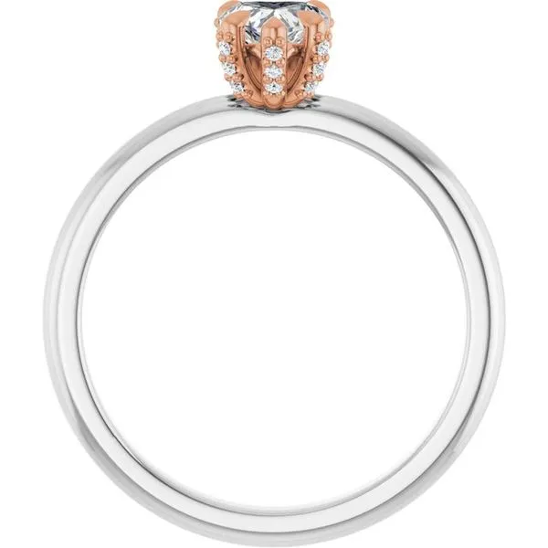 Claw-Prong Accented Engagement Ring Image 2 Paul James Jewelers Angels Camp, CA