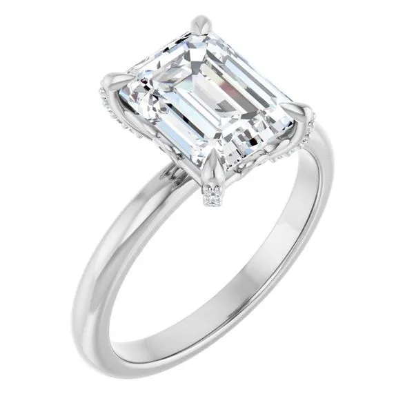 Claw-Prong Accented Engagement Ring Shipley's Fine Jewelry Hampstead, MD
