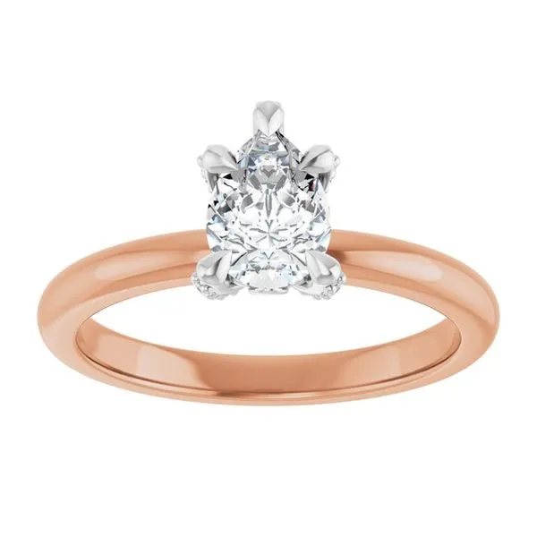 Claw-Prong Accented Engagement Ring Image 3 J. Thomas Jewelers Rochester Hills, MI