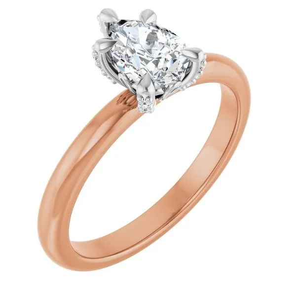 Claw-Prong Accented Engagement Ring Mark Jewellers La Crosse, WI