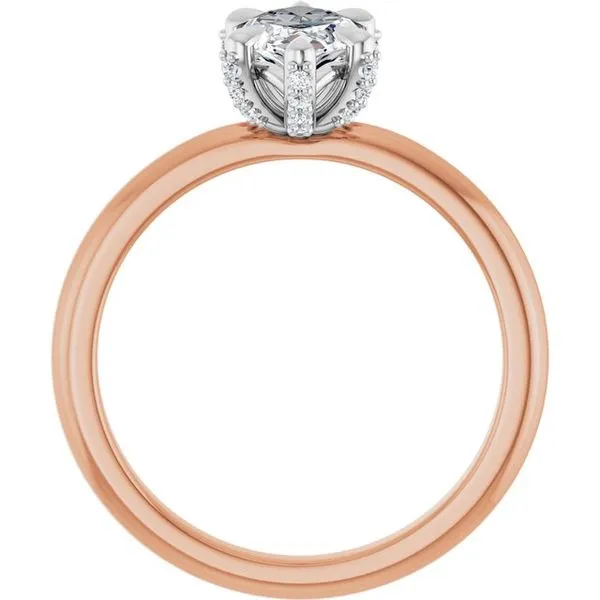 Claw-Prong Accented Engagement Ring Image 2 Virtus Collective Newport Beach , CA