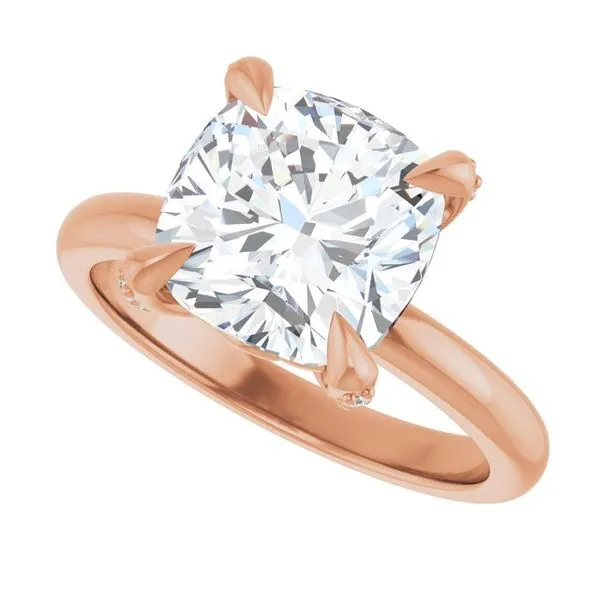 Claw-Prong Accented Engagement Ring Image 5 Shipley's Fine Jewelry Hampstead, MD