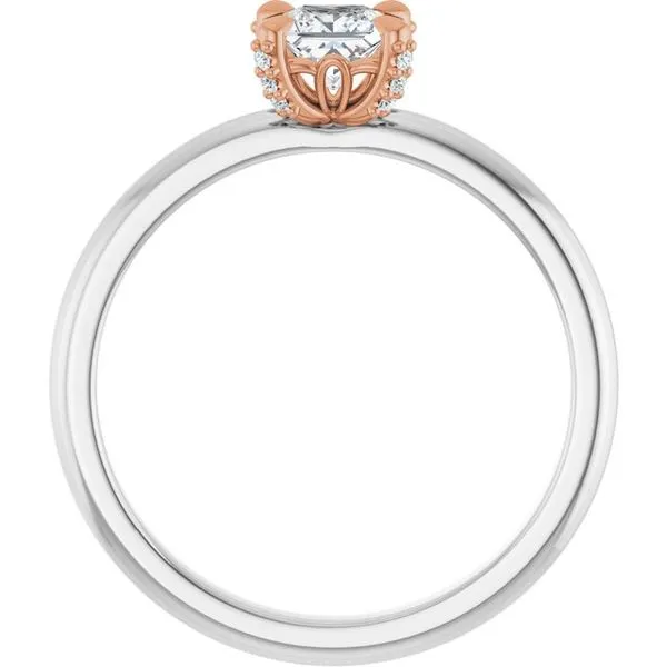 Claw-Prong Accented Engagement Ring Image 2 Mark Jewellers La Crosse, WI