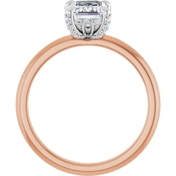 Claw-Prong Accented Engagement Ring Image 2 Virtus Collective Newport Beach , CA