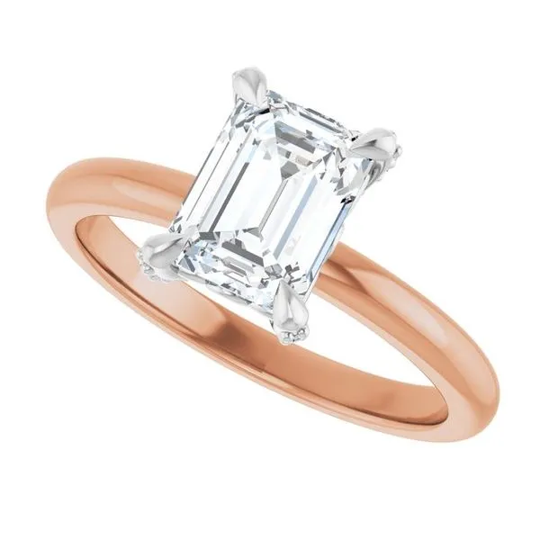 Claw-Prong Accented Engagement Ring Image 5 Jimmy Smith Jewelers Decatur, AL