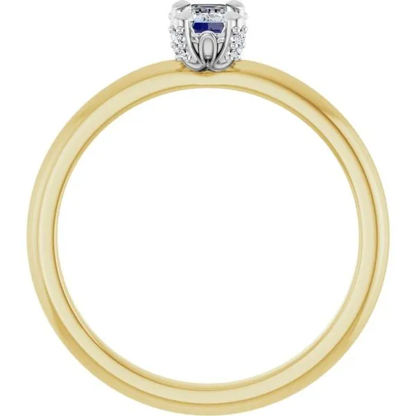 Claw-Prong Accented Engagement Ring Image 2 Vulcan's Forge LLC KANSAS CITY, MO